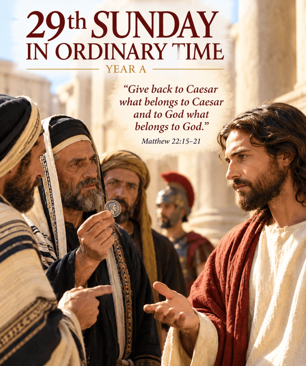 Parish Newsletter – Twenty-Ninth Sunday in Ordinary Time –&nbsp;18.10.26